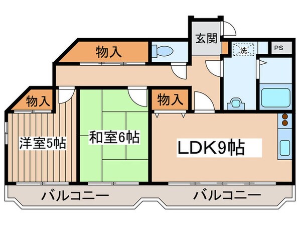 コンフォール南野の物件間取画像